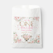 One-Deer-Ful 1st Birthday Girl Pink Fawn フェイバーバッグ (正面)