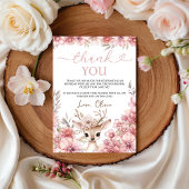 One-deer-ful Thank You Card 招待状