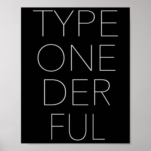 One Der Ful糖尿病認識度 ポスター (正面)