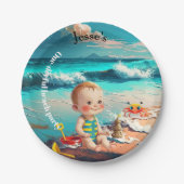 One-derful, first birthday ペーパープレート (正面)