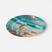 One-derful, first birthday ペーパープレート (アングル)