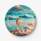 One-derful, first birthday ペーパープレート (正面)