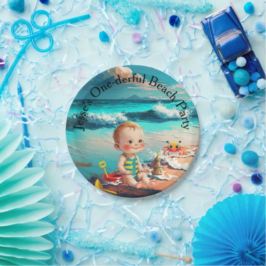 One-derful, first birthday ペーパープレート (パーティー)