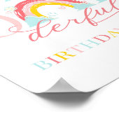 ONE derful, First birthday, Rainbow, ONE,虹 ポスター (角)