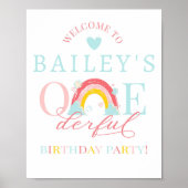 ONE derful, First birthday, Rainbow, ONE，虹 ポスター (正面)