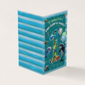 One-derful Party Custom Vertical Birthday Invite 名刺 (外部)