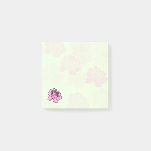 One Detail Peony Post it Notes ポストイット (正面)