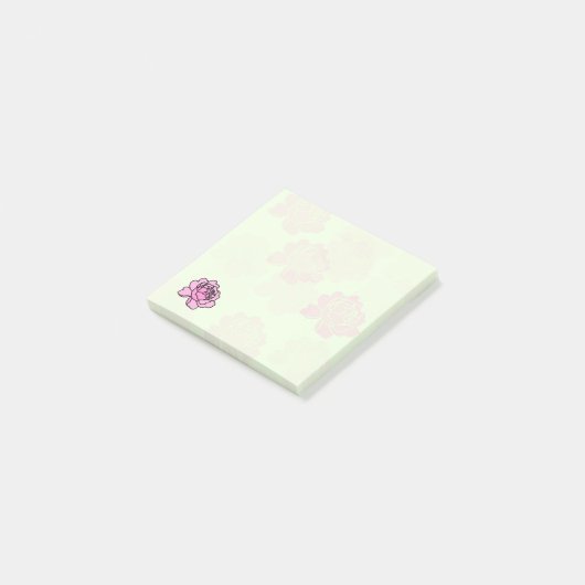 One Detail Peony Post it Notes ポストイット (アングル)