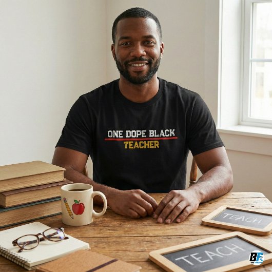 One Dope Black Teacher African American Educator Tシャツ