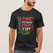 One down five up, only a biker will understand tシャツ (正面)
