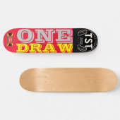 ONE DRAW スケートボード (横)