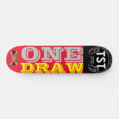 ONE DRAW スケートボード (横)