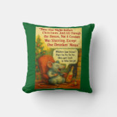 One Drunken' Mouse – Christmas Card Chaos クッション (正面)