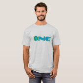 ONE Earthの男性用Tシャツ Tシャツ (正面フル)