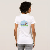 One Earth Conservation Women's T-shirt Tシャツ (裏面フル)