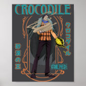 One Ece Anime Crocodile Desert King Warlord Of The ポスター (正面)