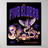 One Ece Anime The Five Elders Form Celestial Drago ポスター (正面)