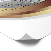 One Euro Coin Poster ポスター (角)