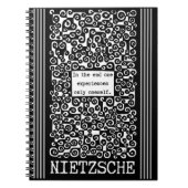 One Experiences only Self引用文(ニーチェ) ノートブック (正面)