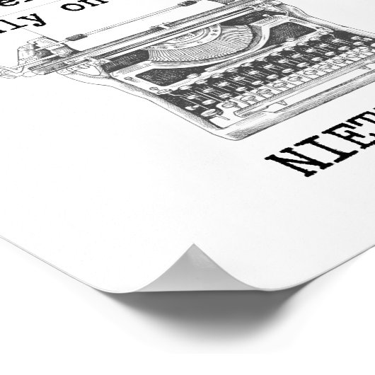 One Experiences only Self引用文（ニーチェ） ポスター (角)