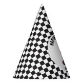 One Fast Race Motorcycle Boy 1st Birthday Party パーティーハット (左)