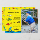 One Fish Two Fish – キッズフォト誕生日 招待状 (正面/裏面)