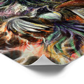 One for Sorry Magpie andキツネデジタルイラストレーション ポスター (角)