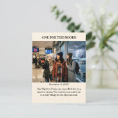 One for the Books Custom Photo Postcard ポストカード (スタンド正面)