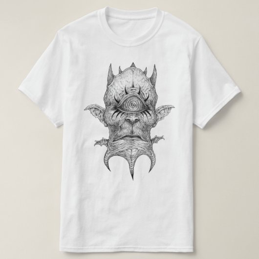 one god, one vision - bw tシャツ (デザイン正面)