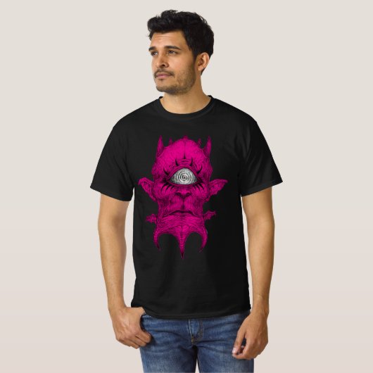 one god, one vision - magenta tシャツ (正面フル)