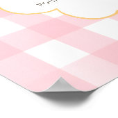 One Golden Year Puppy Dog 1st Birthday Milestone  ポスター (角)