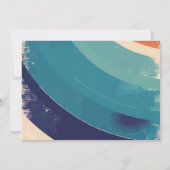 ONE Groovy Babe 1st誕生日Groovy One写真 招待状 (裏面)