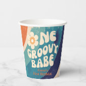 ONE Groovy Babe 1st誕生日Groovy One 紙コップ (正面)