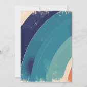 ONE Groovy Babe 1st Birthday Groovy Oneデイジー 招待状 (裏面)