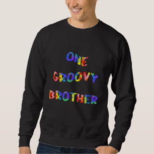 One Groovy Brotherレトロヴィンテージスローバック60's 70 スウェットシャツ