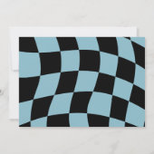 One Groovy Dude Boy 1st誕生日フォト 招待状 (裏面)