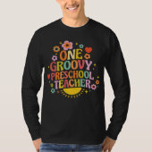 One groovy preschool teacher tシャツ (正面)