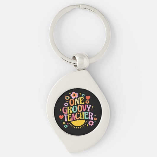 One groovy teacher キーホルダー (正面)