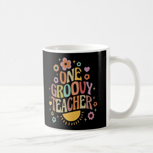 One groovy teacher コーヒーマグカップ (右)
