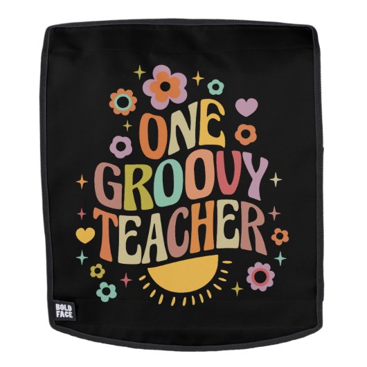 One groovy teacher バックパック (取り外し可フェース)