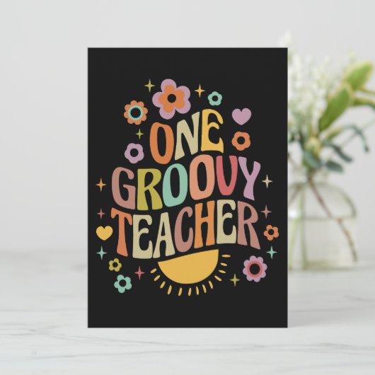 One groovy teacher 招待状 (スタンド正面)
