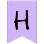 One Groovy Year Retro Rainbow Happy Birthday バンティングフラッグ (第2の旗)