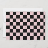 One Happy Babe Girl 1st Birthday写真 招待状 (裏面)