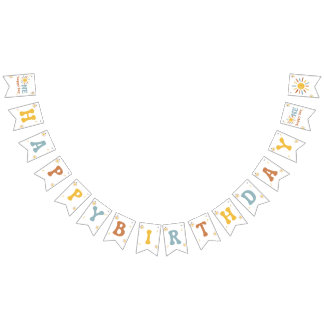 One Happy Boy Banner バンティングフラッグ