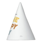 One Happy Boy Birthday Invite 1st Birthday Sun パーティーハット (右)