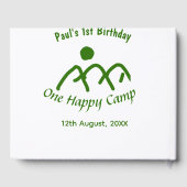 One happy camp green mountain sun 1st birthday  ゲストブック (裏面)