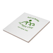 One happy camp green mountain sun 1st birthday  タイル (側面)