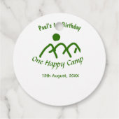 One happy camp green mountain sun 1st birthday  フェイバータグ (裏面)