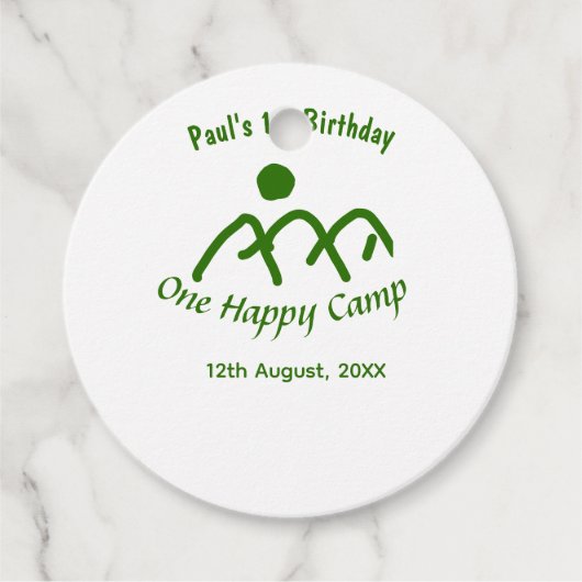One happy camp green mountain sun 1st birthday  フェイバータグ (正面)
