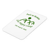 One happy camp green mountain sun 1st birthday  マグネット (左側)